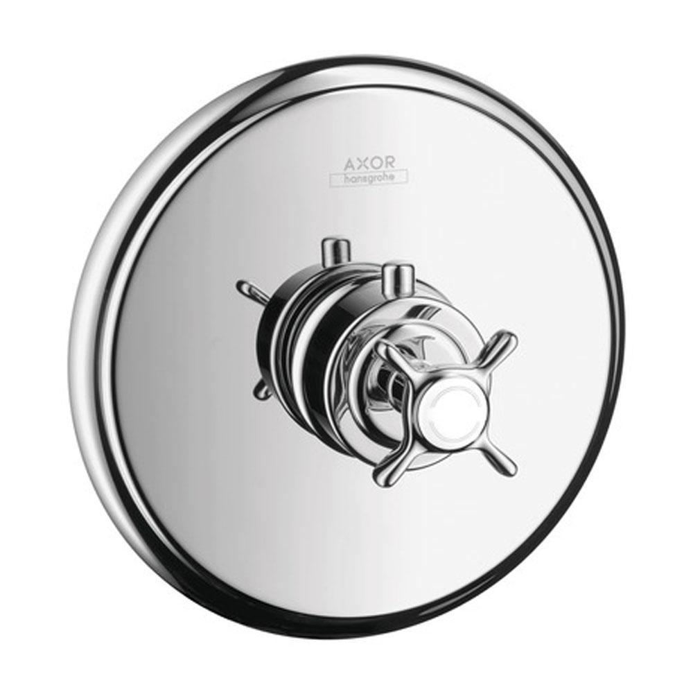 Axor Montreux Thermostatic Trim HighFlow with Cross Handle in Chrome