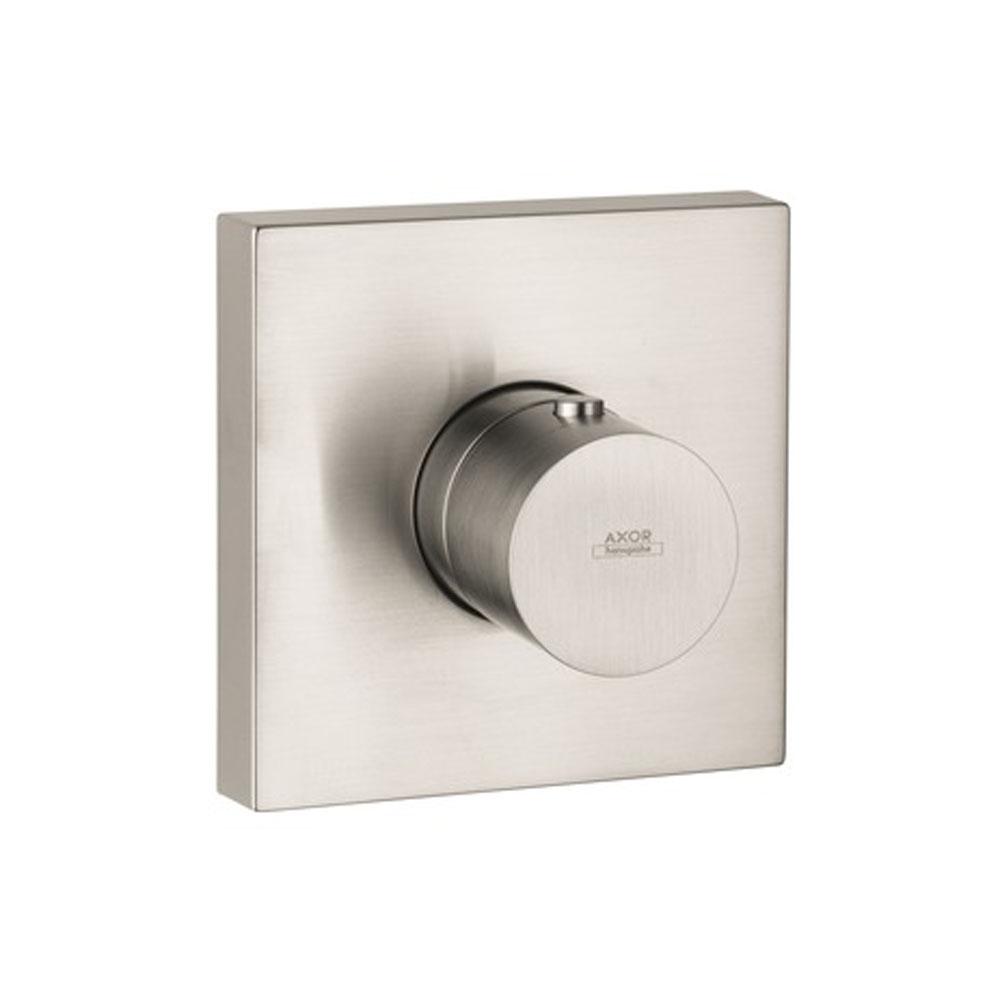 Axor ShowerSolutions Thermostatic Trim 5'' x 5'' in Brushed Nickel