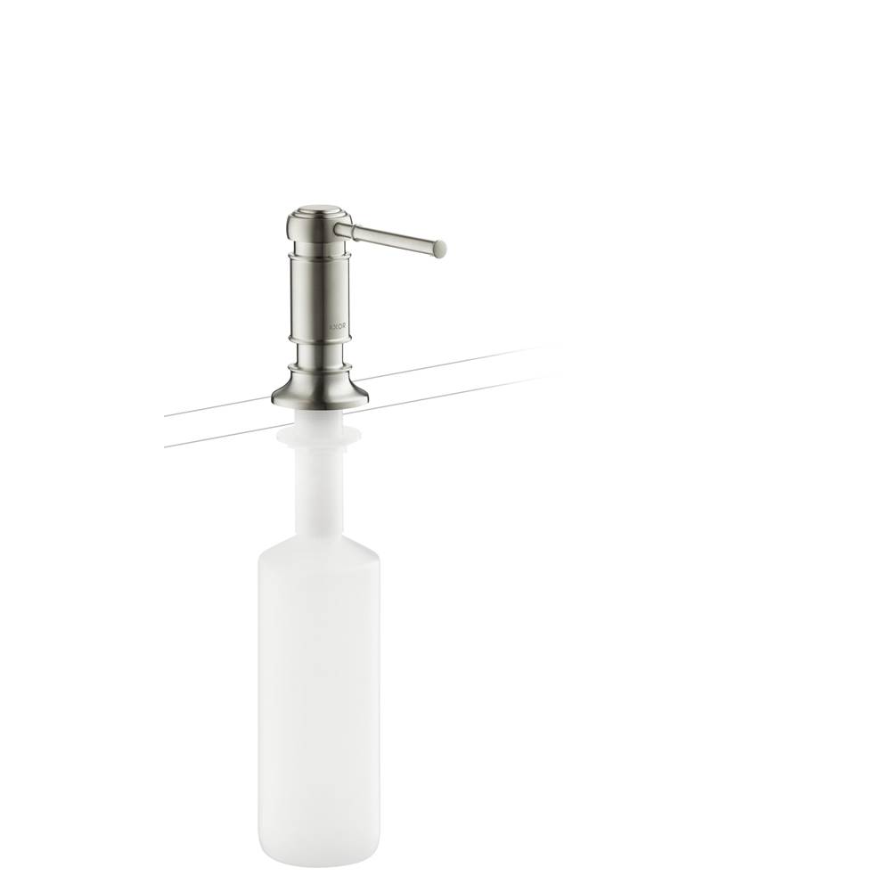 Axor Montreux Soap Dispenser in Steel Optic