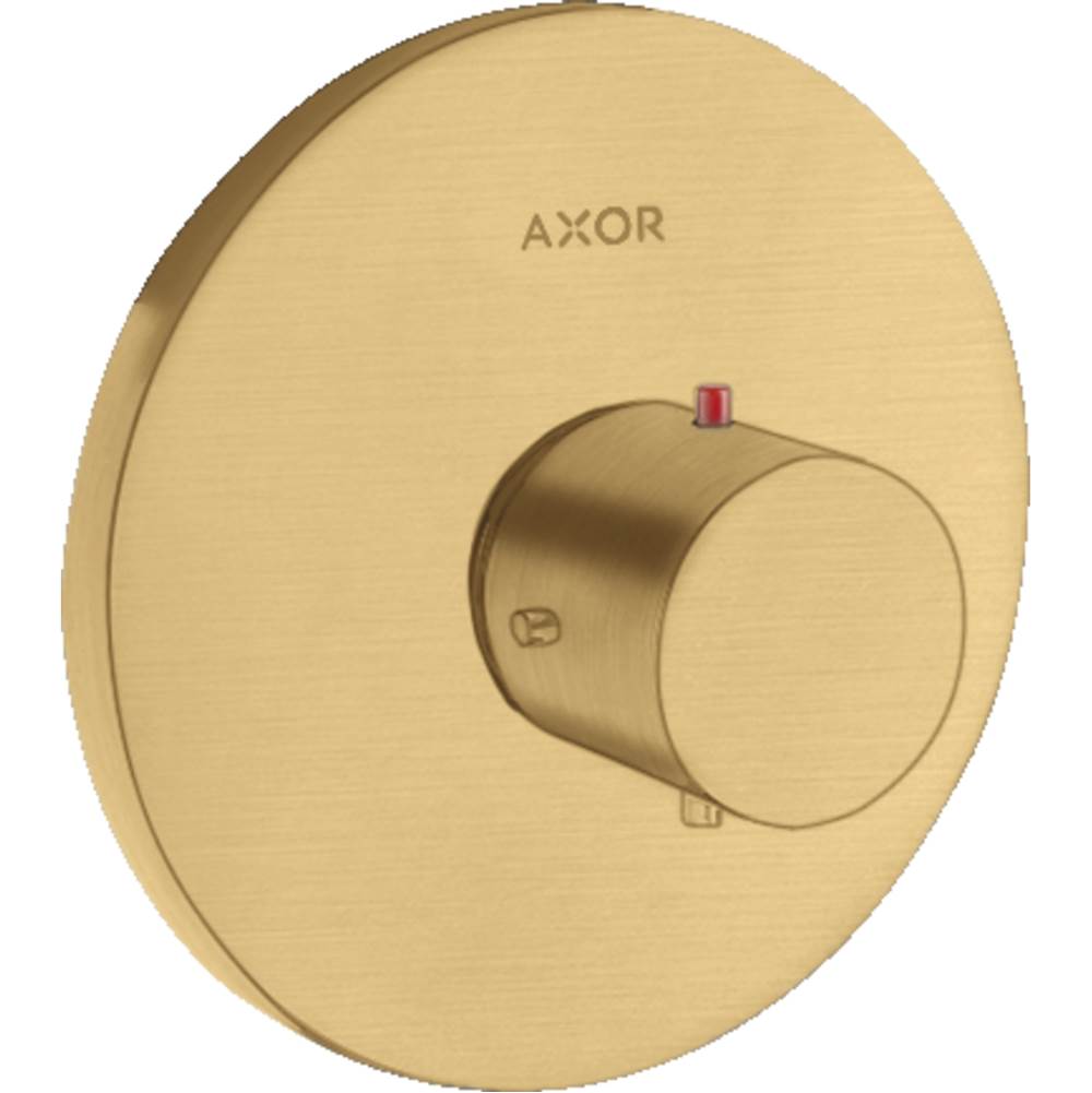 Axor Starck Thermostatic Trim HighFlow in Brushed Gold Optic