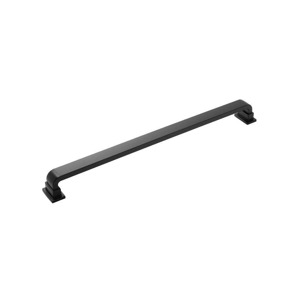 Belwith Keeler Brighton Collection Appliance Pull 18 Inch Center to Center Matte Black Finish