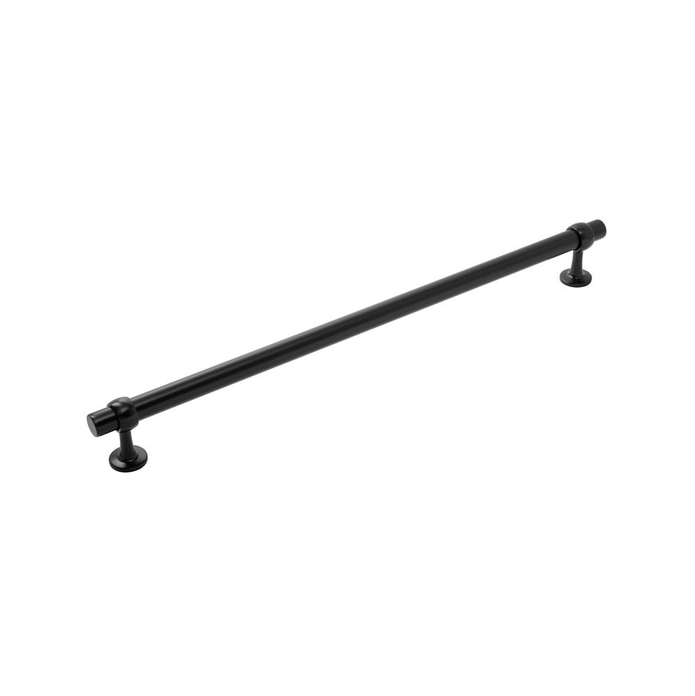 Belwith Keeler Ostia Collection Appliance Pull 18 Inch Center to Center Matte Black Finish