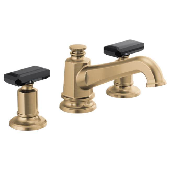 Brizo Invari® Widespread Lavatory Faucet with Angled Spout - Less Handles 1.2 GPM