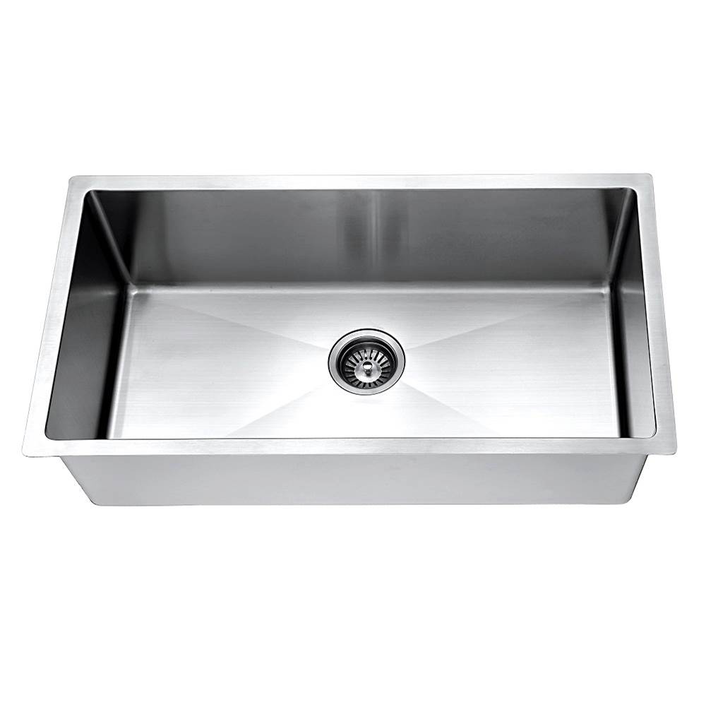 Daweier Undermount Single Bowl Small Radius Sink