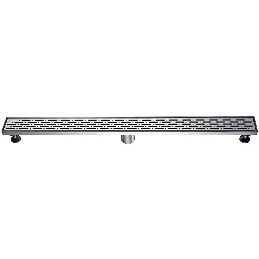 Dawn Shower linear drain---14G, 304type stainless steel, polished, satin finish: 36''Lx3''Wx3-1/8''D