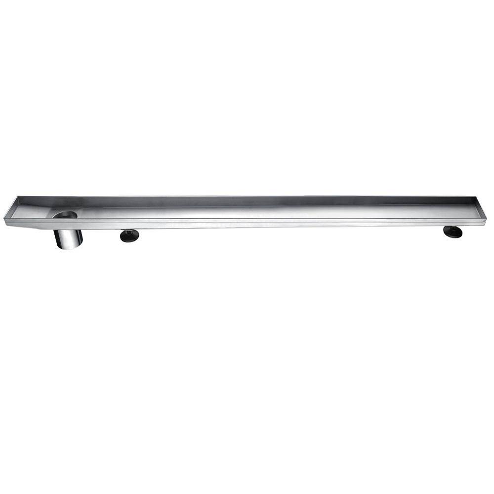 Dawn Shower linear drain---14G, 304type stainless steel: 32''Lx3''Wx3-1/8''D