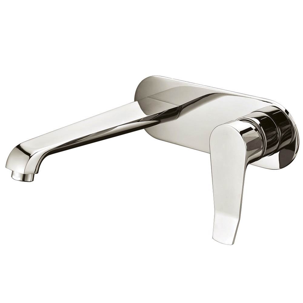 Dawn Single Lever Wall Mount Concealed Washbasin Mixer, Brushed Nickel