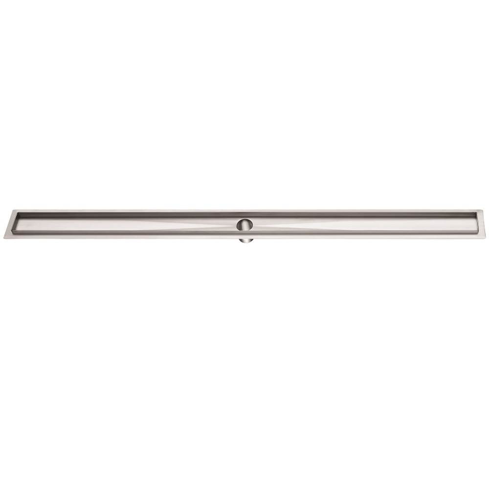 Dawn Shower Linear Drain Channel for Hot Mop, Size: 60-5/8''L x 4-5/8''W x 3-3/8''D