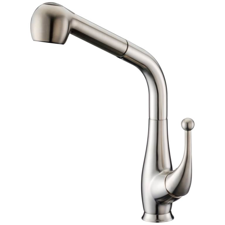 Dawn Pull-Out Spray Kitchen Faucet, Brushed Nickel