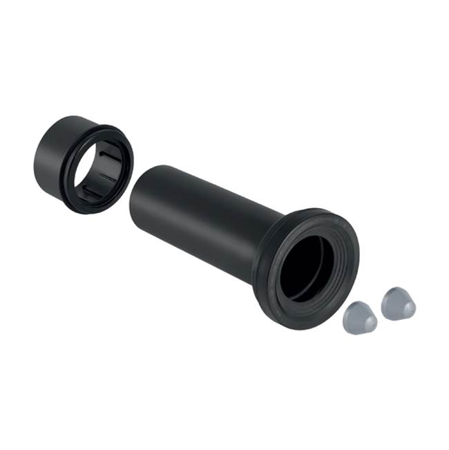 Geberit Geberit straight connector set for wall-hung WC: black