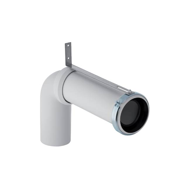 Geberit Geberit connection bend 90 Degrees set with extension: d110mm