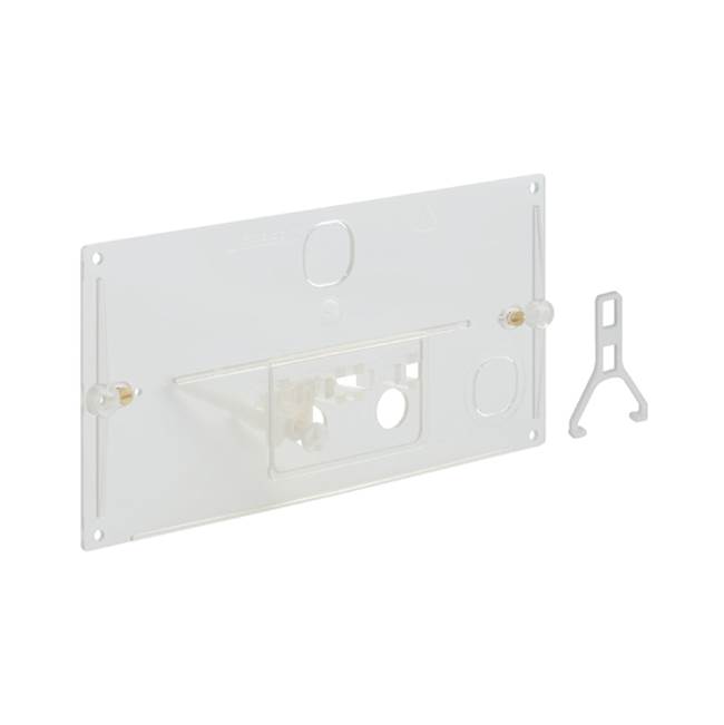 Geberit Geberit protection plate with brace and lever mechanism