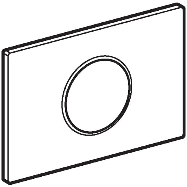 Geberit Actuator plate Sigma10 for Geberit WC flush control with electronic flush actuation: stainless steel brushed/polished/brushed