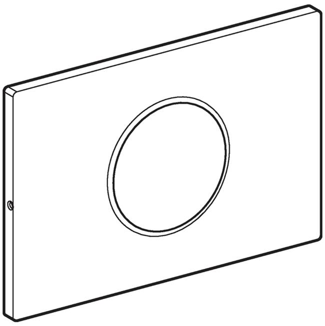 Geberit Actuator plate Sigma10 for Geberit WC flush control with electronic flush actuation: stainless steel brushed/polished/brushed