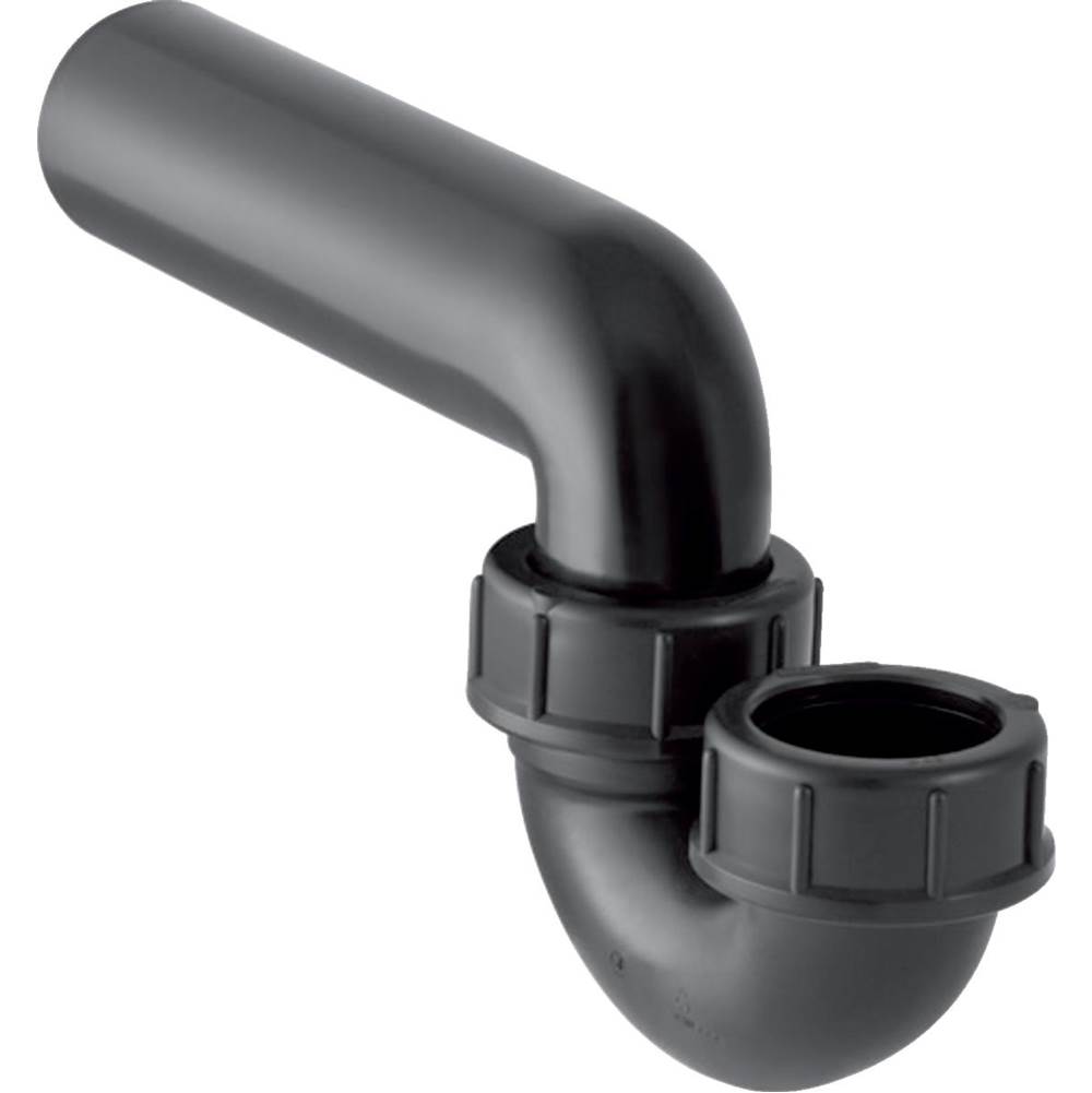 Geberit Geberit P-trap for sink, with compression joint, vertical inlet and horizontal outlet: d=56mm, d1=56mm, black