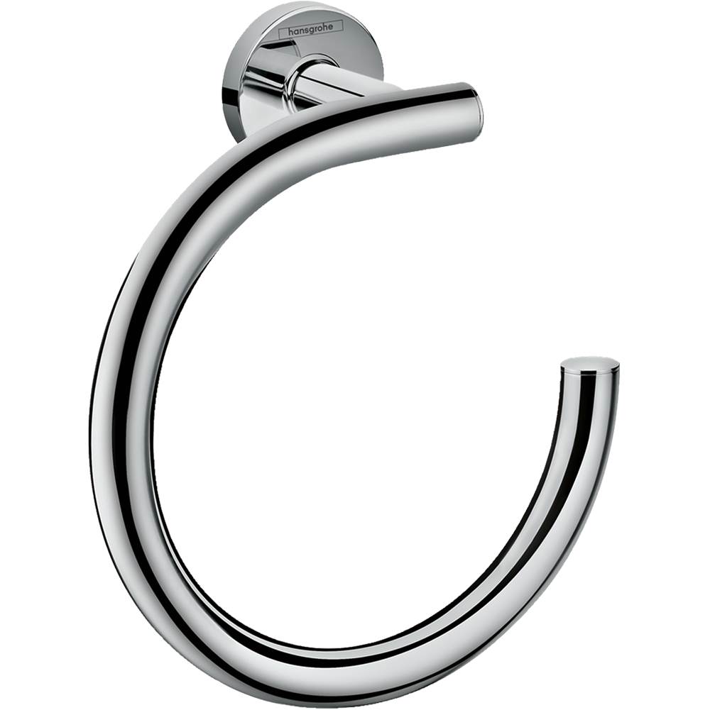 Hansgrohe Logis Universal Towel Ring in Chrome