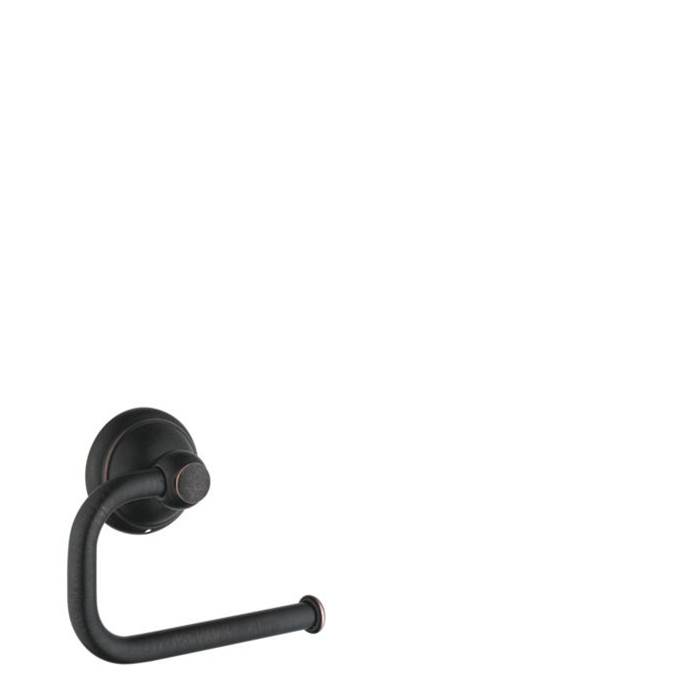 Hansgrohe C Accessories Toilet Paper Holder in Rubbed Bronze