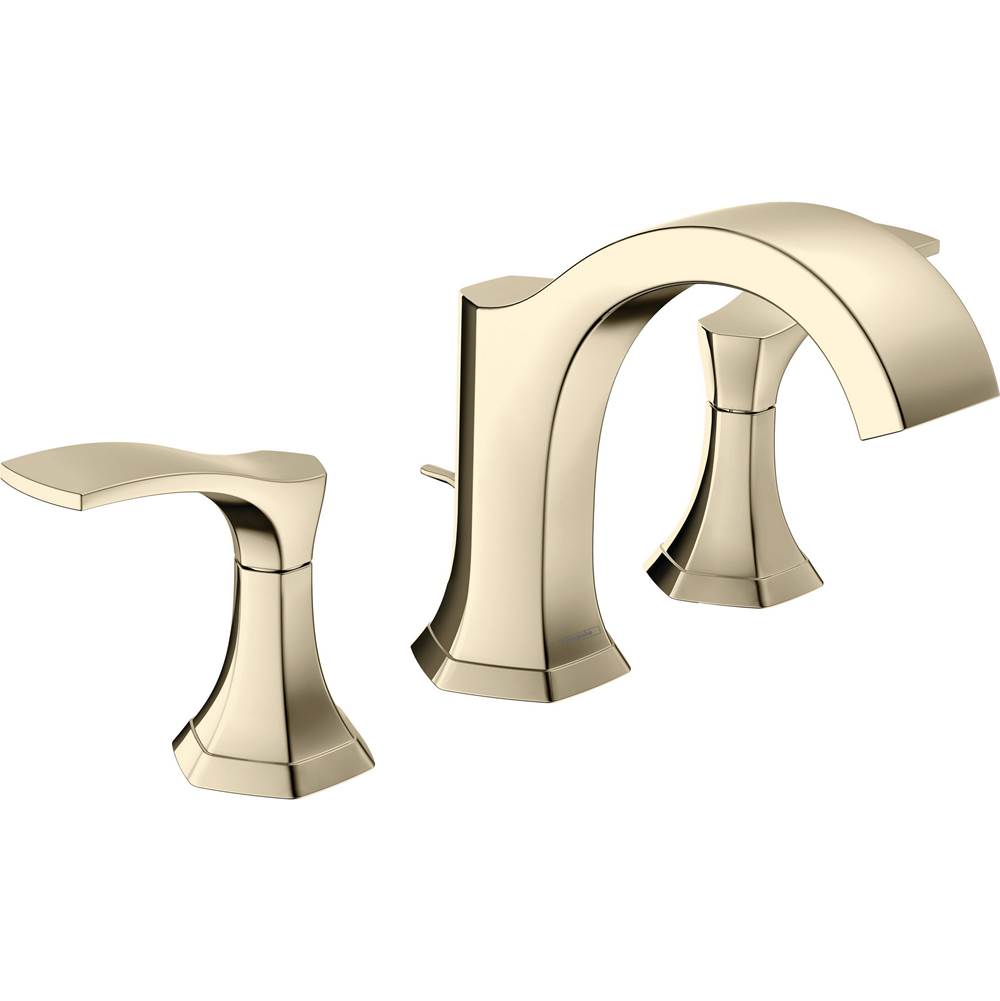 Hansgrohe Locarno Widespread Faucet 110 with pop-up drain, 1.2 GPM in Polished Nickel