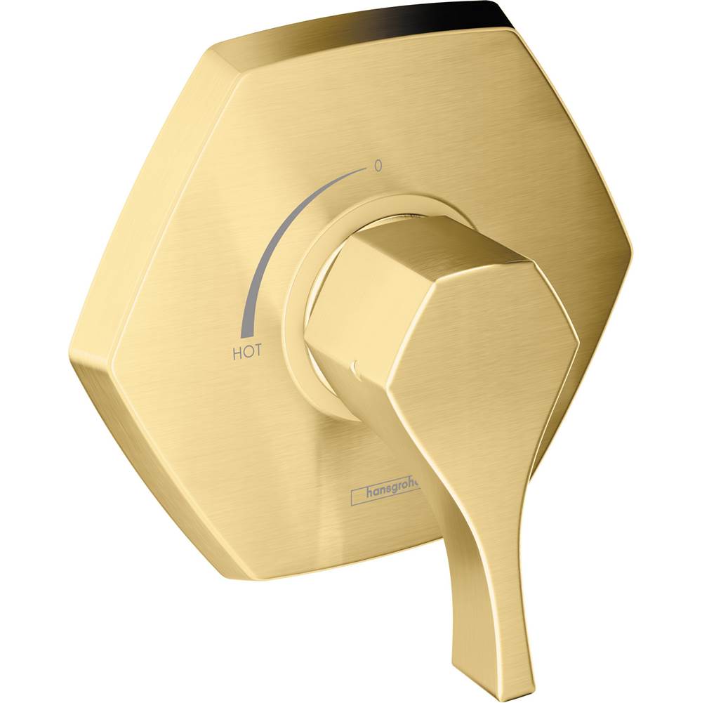 Hansgrohe Locarno Pressure Balance Trim in Brushed Gold Optic