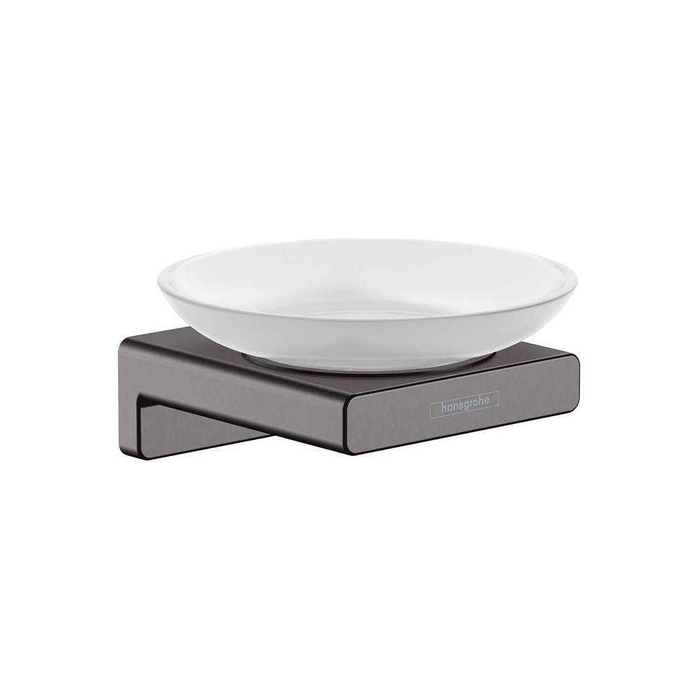 Hansgrohe AddStoris Soap Dish in Brushed Black Chrome