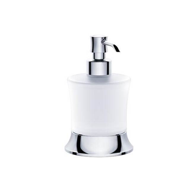 Joerger Valencia Soap Dispenser, Free Standing, Polished Chrome