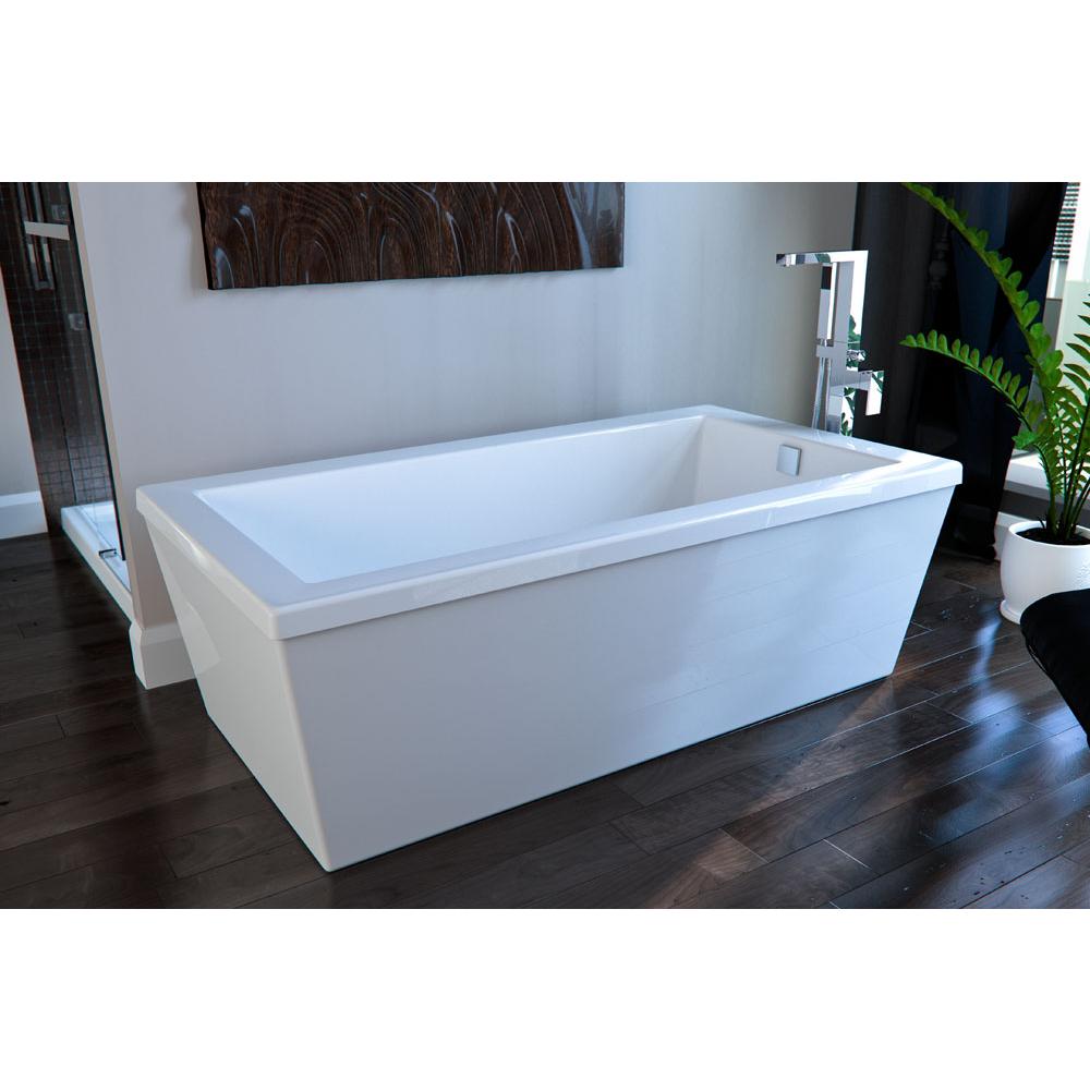 Neptune Freestanding AMETYS Bathtub 32x60 with armrests, Activ-Air, Black