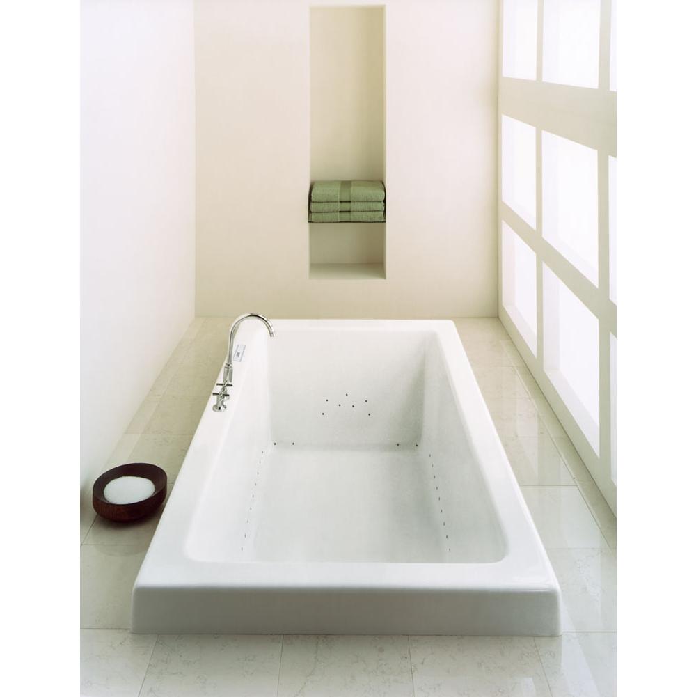 Neptune ZEN bathtub 36x72 with armrests and 2'' top lip, Mass-Air, White