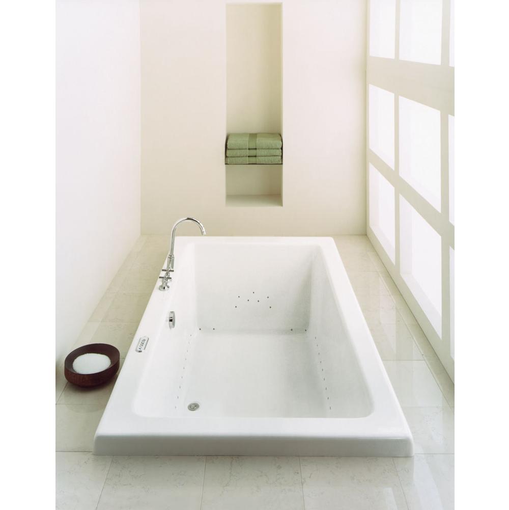 Neptune ZEN bathtub 42x72 with 1'' lip, Whirlpool, Biscuit