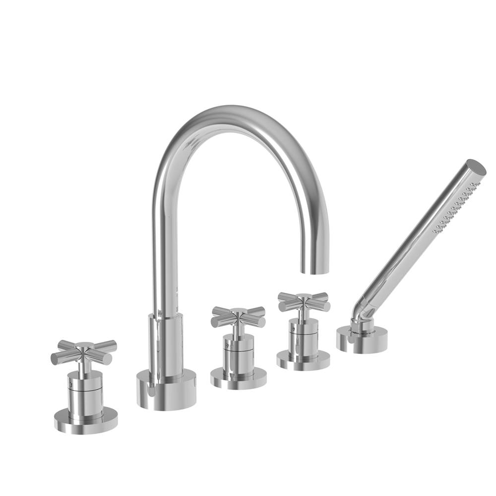 Newport Brass East Linear Roman Tub Faucet with Hand Shower