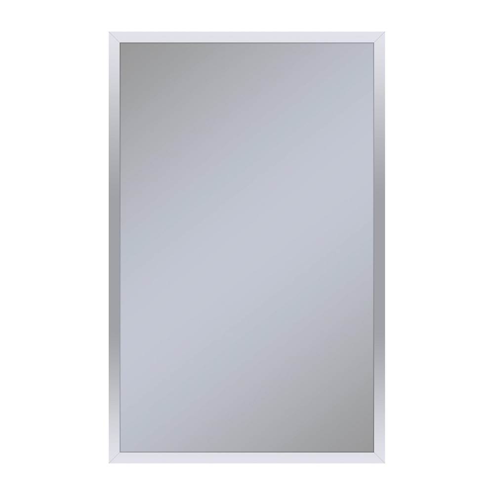 Robern Profiles Framed Cabinet, 20'' x 30'' x 4'', Chrome, Non-Electric, Reversible Hinge