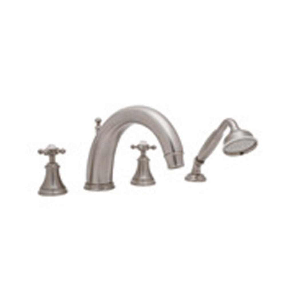 Rohl Georgian Era™ 4-Hole Deck Mount Tub Filler With C-Spout