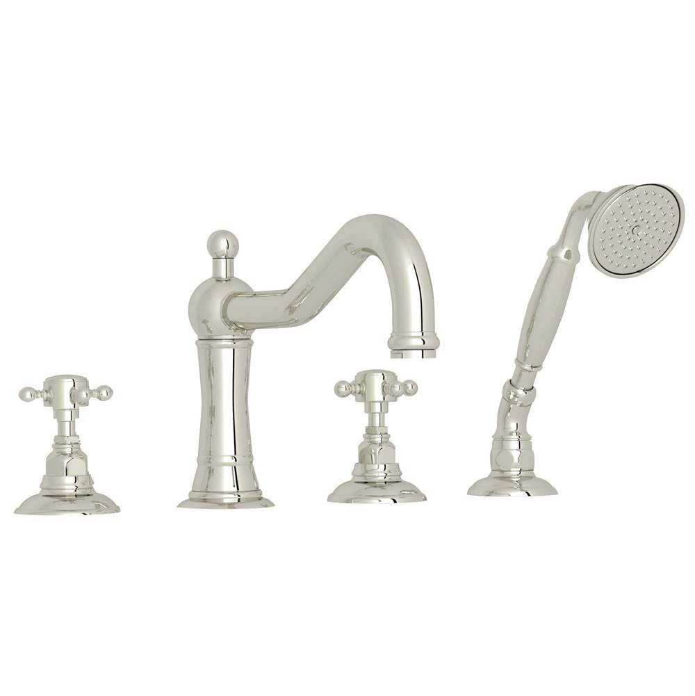 Rohl Acqui® 4-Hole Deck Mount Tub Filler
