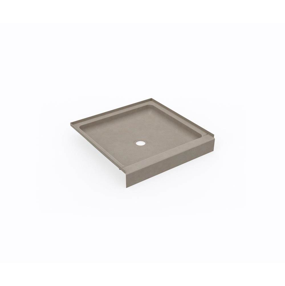 Swan SS-3232 32 x 32 Swanstone® Alcove Shower Pan with Center Drain Limestone