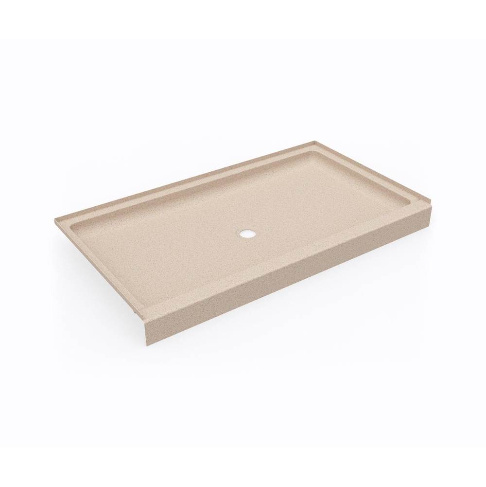 Swan SS-3460 34 x 60 Swanstone® Alcove Shower Pan with Center Drain in Bermuda Sand