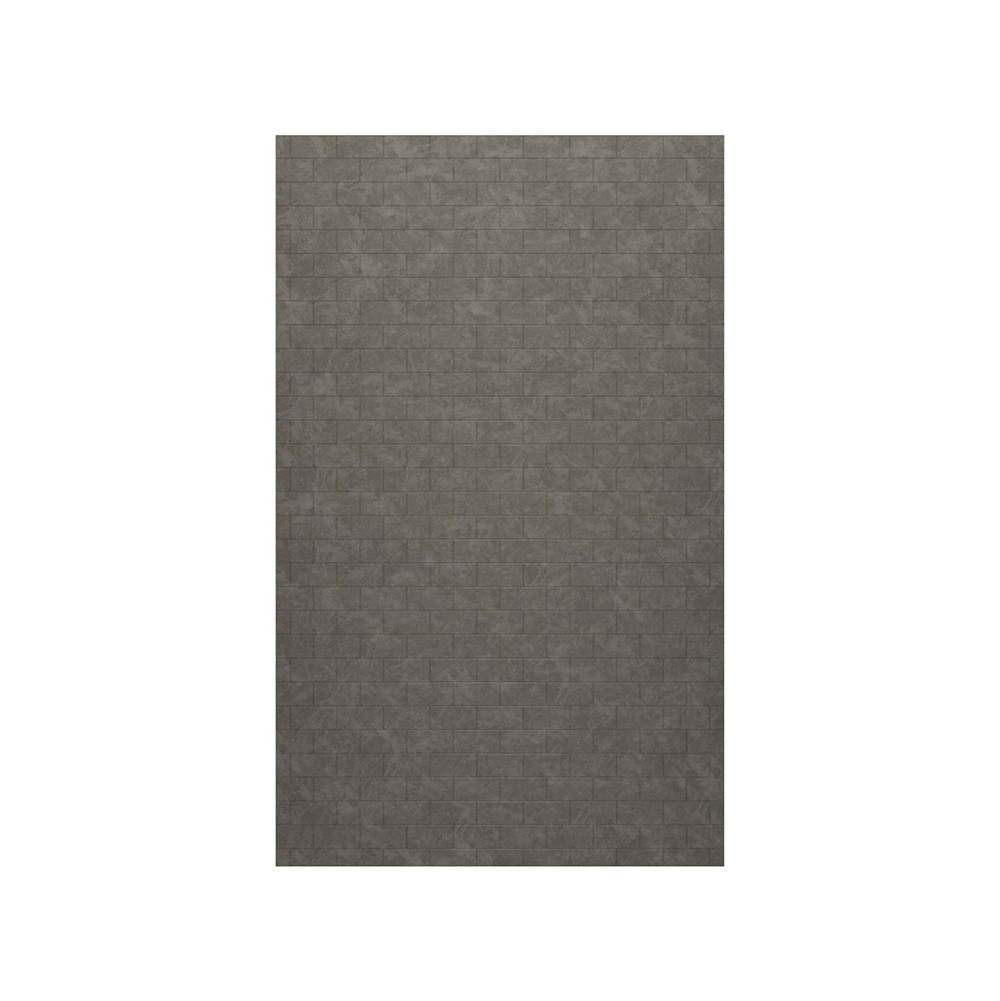 Swan SSST-6296-1 62 x 96 Swanstone® Classic Subway Tile Glue up Single Wall Panel in Charcoal Gray