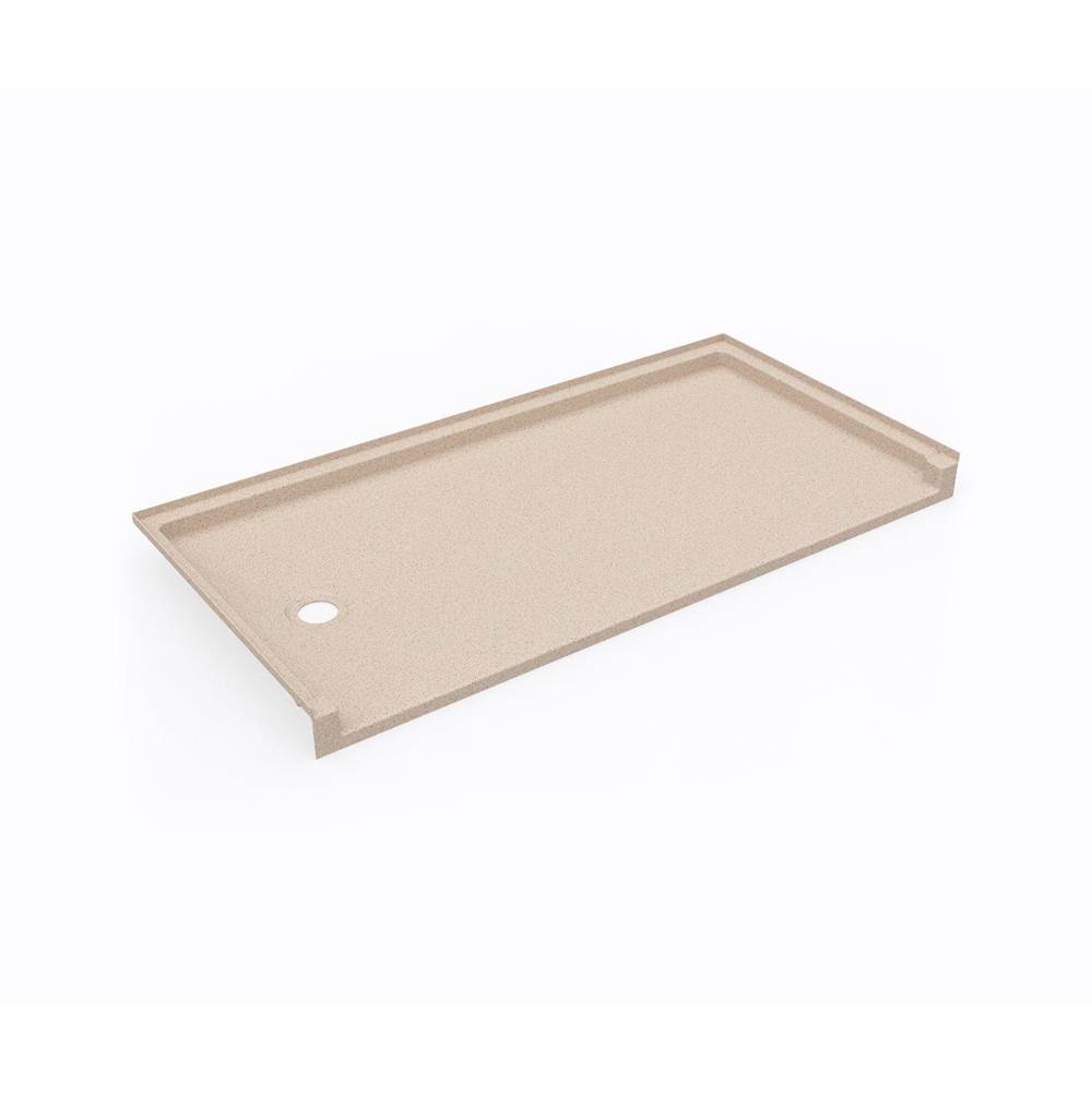Swan SBF-3060LM/RM 30 x 60 Swanstone® Alcove Shower Pan with Left Hand Drain in Bermuda Sand