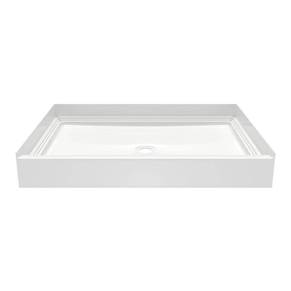 Swan VP4834CPAN Veritek™ Pro Alcove Shower Pan with Center Drain in White