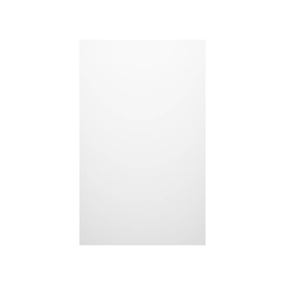 Swan SS-3696-1 36 x 96 Swanstone® Smooth Glue up Bathtub and Shower Single Wall Panel in White