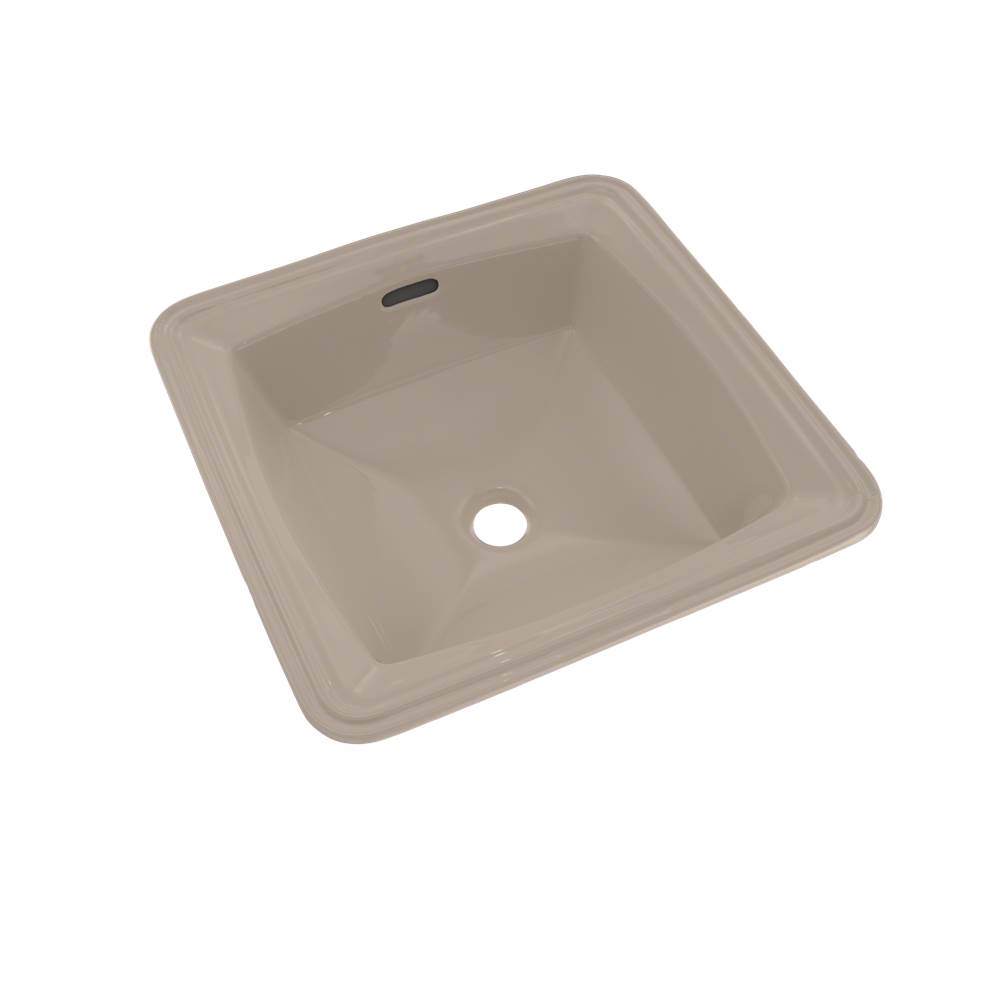 TOTO Toto® Connelly™ Square Undermount Bathroom Sink With Cefiontect, Bone