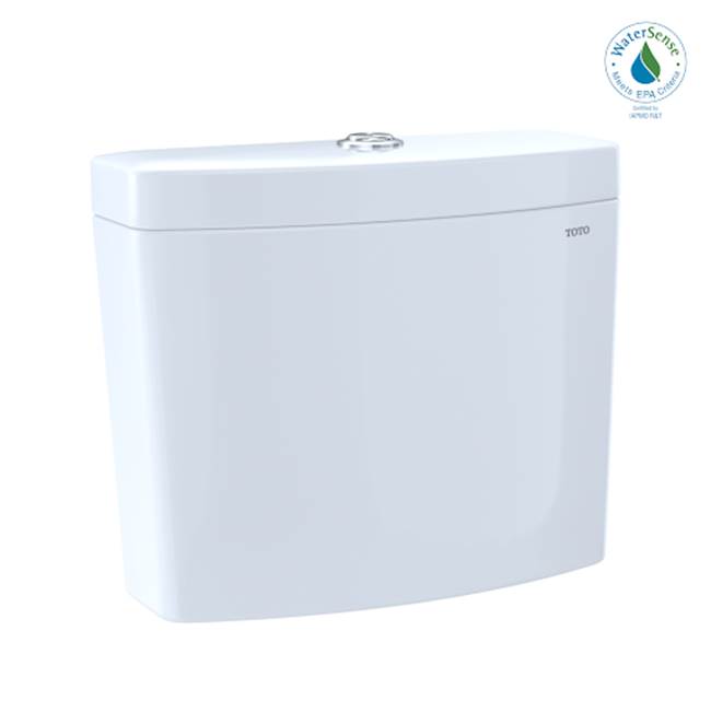 TOTO Aquia® IV Dual Flush 1.28 and 0.8 GPF Toilet Tank Only with WASHLET®+ Auto Flush Compatibility, Ebony