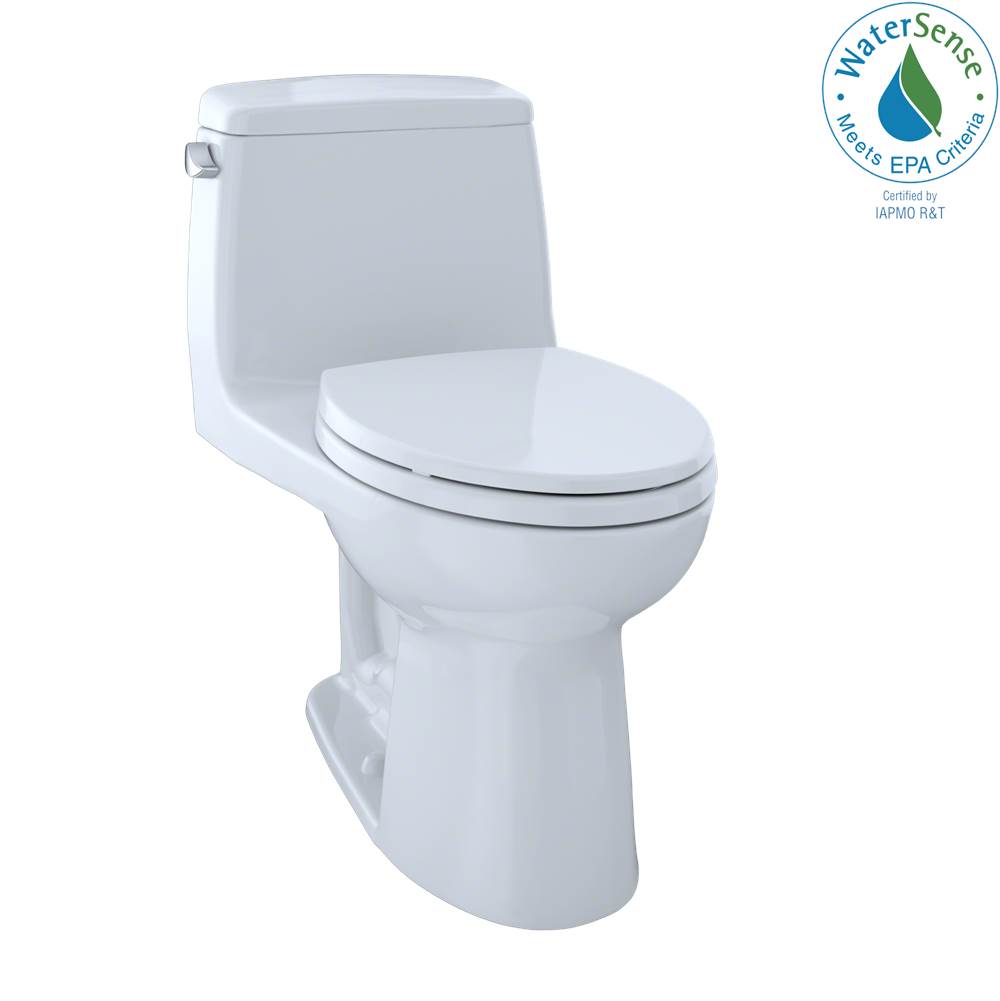 TOTO Toto® Eco Ultramax® One-Piece Elongated 1.28 Gpf Toilet With Cefiontect, Cotton White