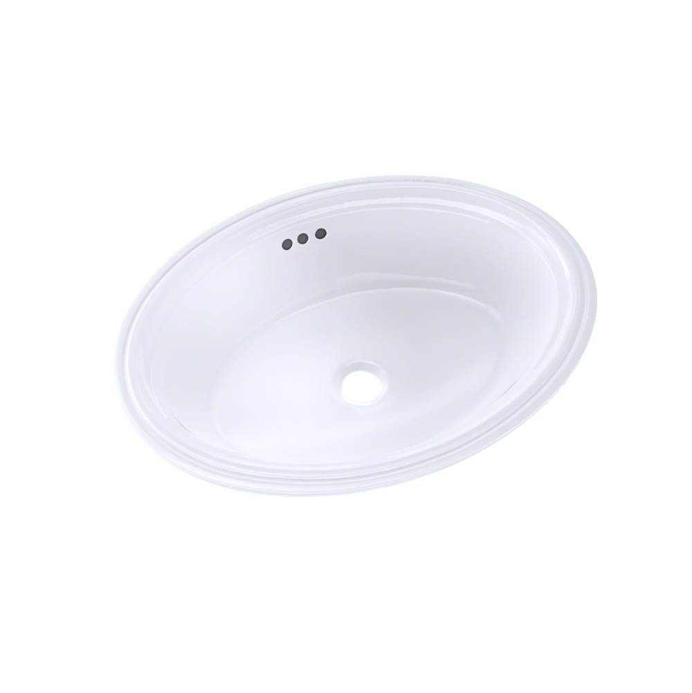 TOTO Toto® Dartmouth® 17-1/4'' X 12-7/8'' Oval Undermount Bathroom Sink, Cotton White