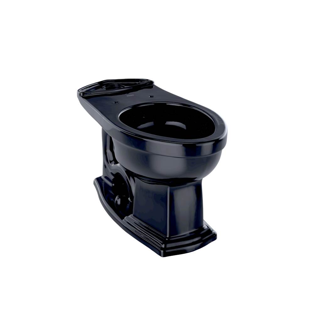 TOTO Eco Clayton® and Clayton® Universal Height Elongated Toilet Bowl, Ebony