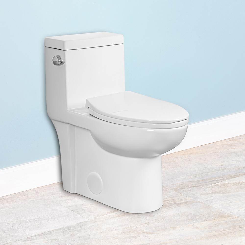 Winfield Products ADA Skirted Elong One-Piece Toilet 12'' Rough-In 2'' Flush Valve w/ Slow Close Seat/Wax Ring/Bolt Set
(OVS2181)