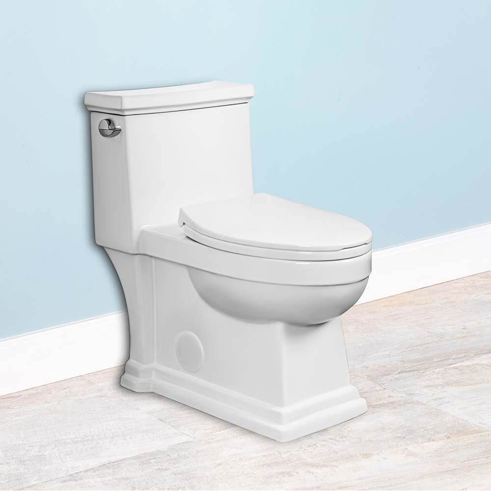 Winfield Products ADA Skirted Elongated One-Piece Toilet 12'' Rough-In w/ Slow Close Seat/Wax Ring/Bolt Set 
(OVS-2183)