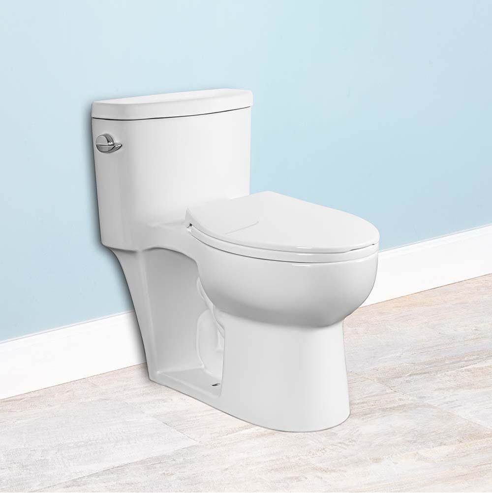 Winfield Products ADA Elong One-Piece Toilet 12'' Rough-In 3'' Flush Valve w/ Slow Close Seat/Wax Ring/Bolt Set 
(OVS-2182)