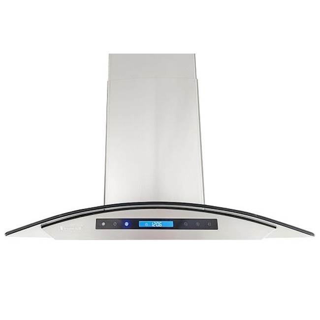 Xtreme Air Special Pro-X Series, 36'' Wide, Baffle Filters, Stainless Steel, Island Mount Range Hood
