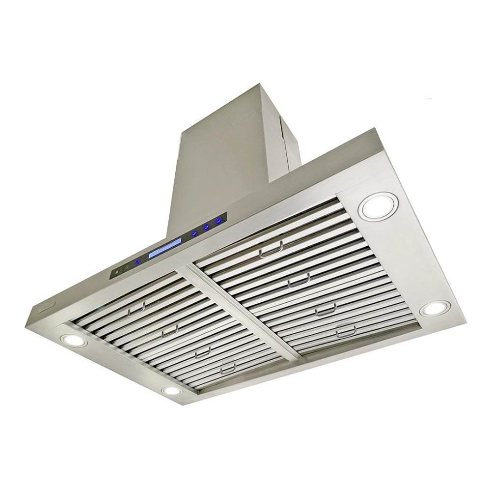 Xtreme Air Special Pro-X Series, 36'' Wide, Baffle Filters, Stainless Steel, Island Mount Range Hood