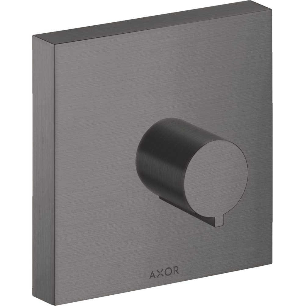 Axor ShowerSolutions Volume Control Trim 5'' x 5'' in Brushed Black Chrome