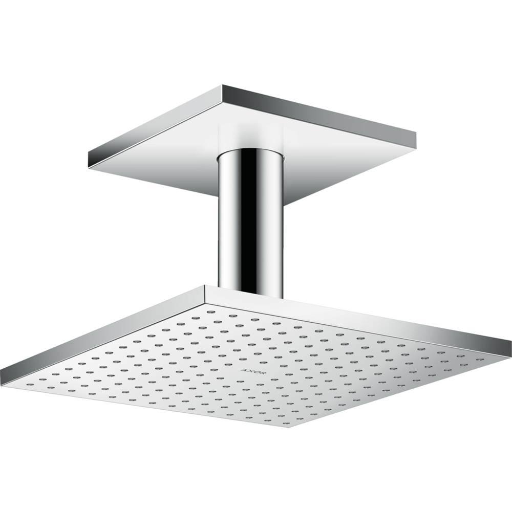Axor ShowerSolutions Showerhead 250 Square 2-Jet Ceiling Connection, 2.5 GPM in Chrome
